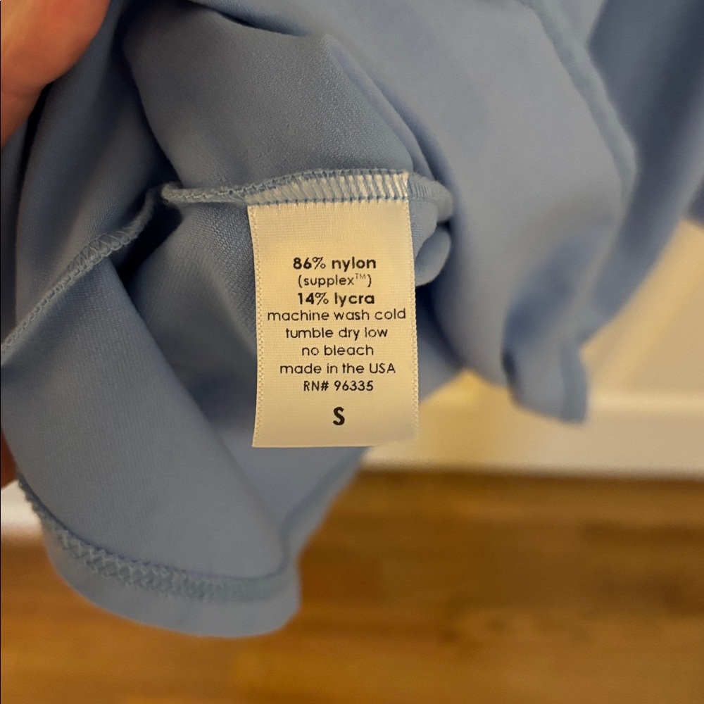 Susana Monaco Powder Blue Scoop Neck Fit-and-Flare Mini Dress S - Picture 6 of 9